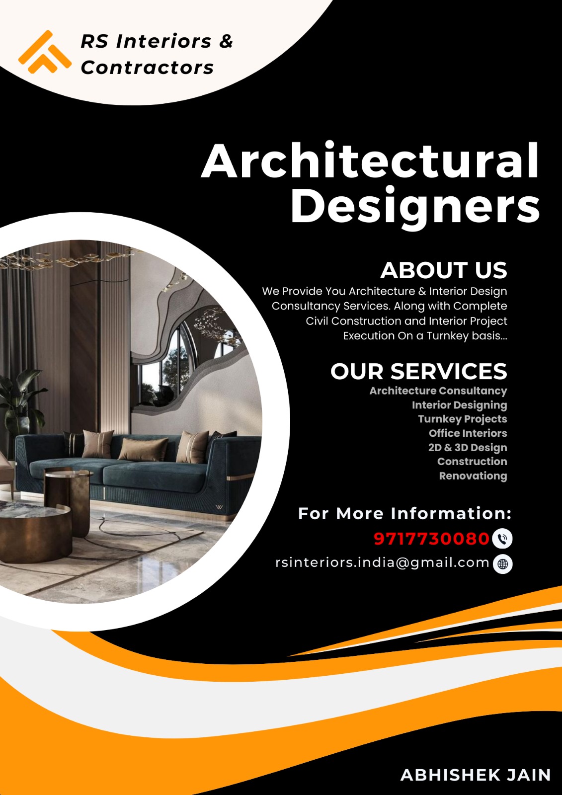 RS INTERIORS & CONTRCTORS - Architect, Interior & Structural Design photo 1