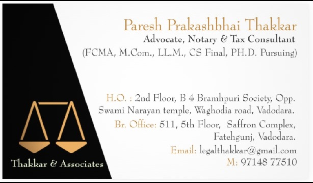 Thakkar & Associates - Law Firm logo