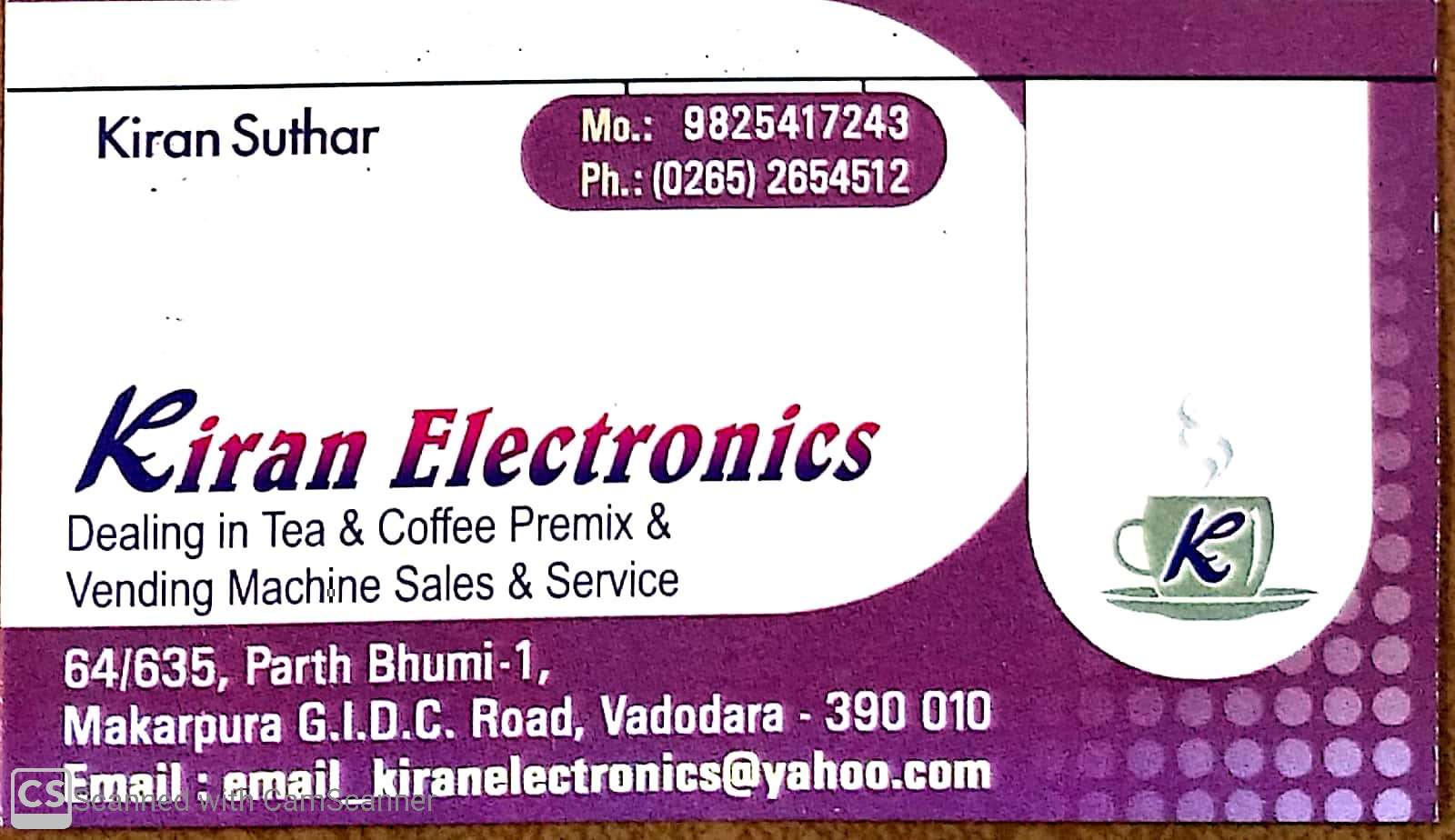 Kiran Electronics logo