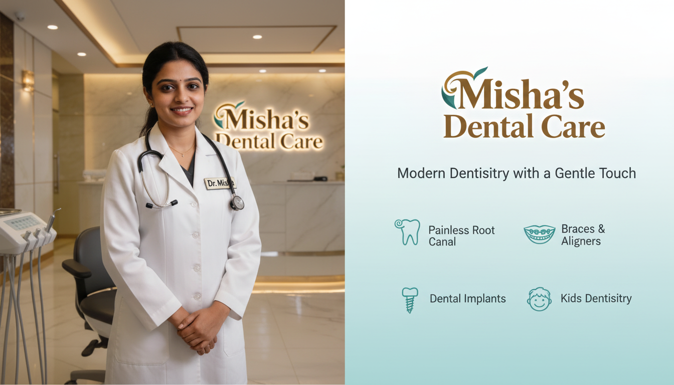 MISHA'S DENTAL CARE banner
