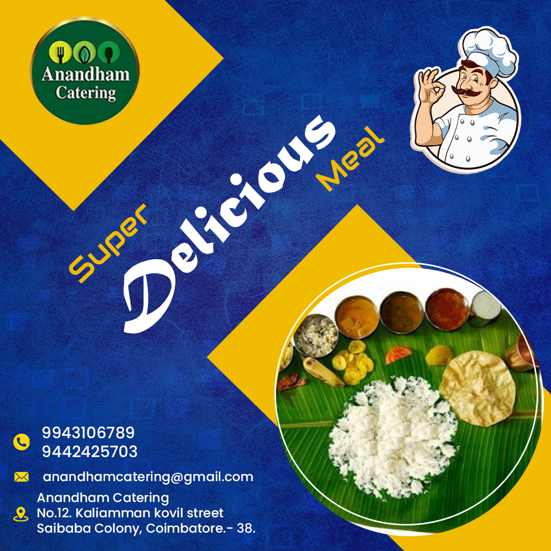 Anandham catering  banner