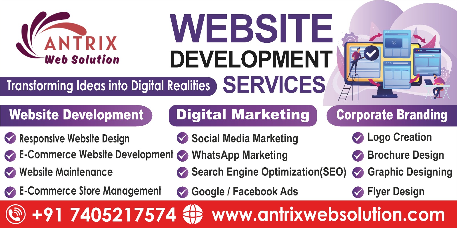 Antrix Web Solution - Computer & IT Solution photo 3